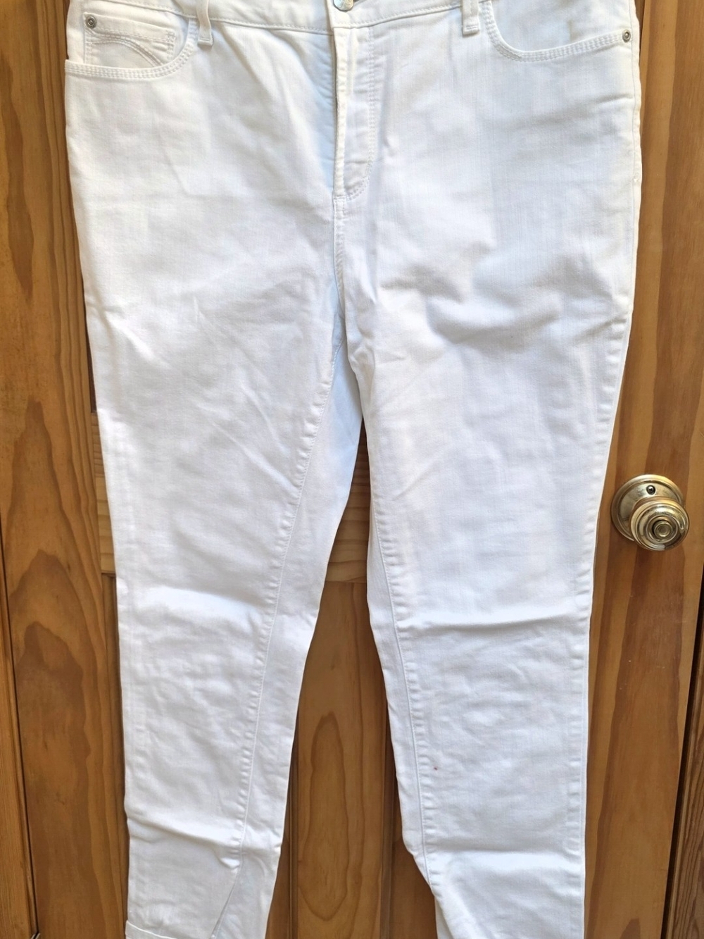 NYDJ Women’s Skinny Jeans in White